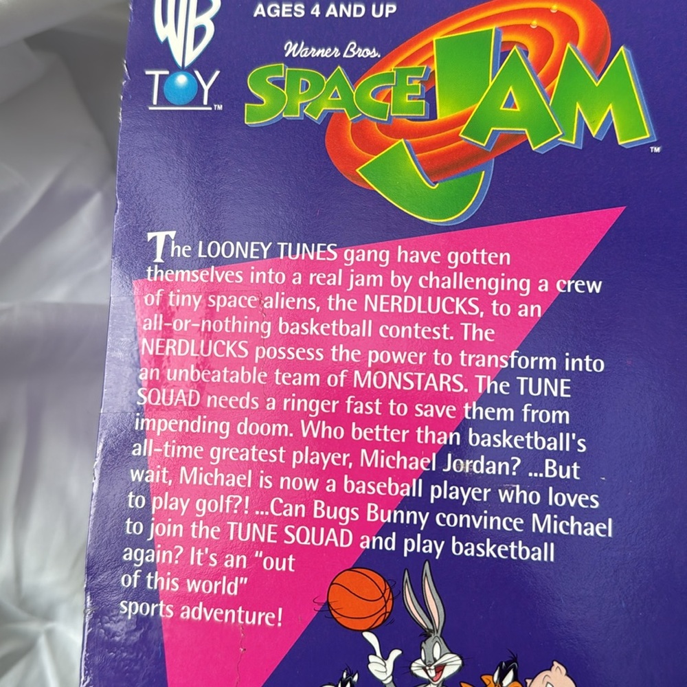 MICHAEL JORDAN TRIPLE PLAY FIGURES in Original Box 1996 WARNER BROS. SPACE JAM - Picture 5 of 8
